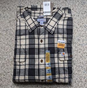 NWT Carhartt Original Fit flannel size 4XL